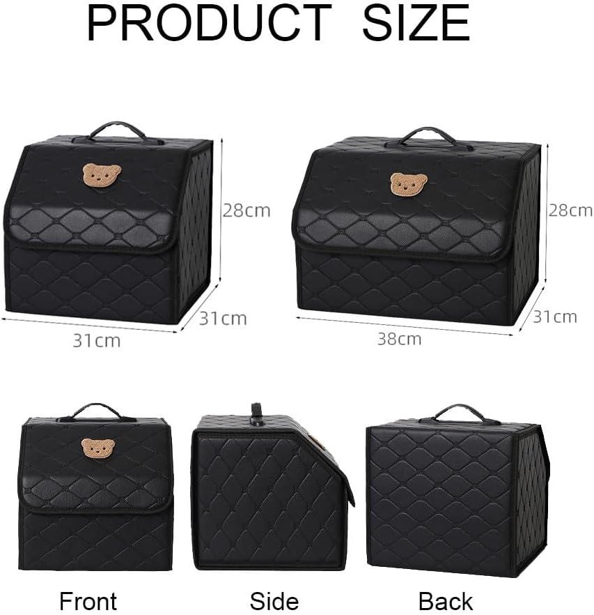 Car Boot Bags for Proton Gen 2,for Automotive Storage,Perfect for Road Trips, Camping Gear & Emergency Kits,Waterproof & Foldable with Handles,2-Pack