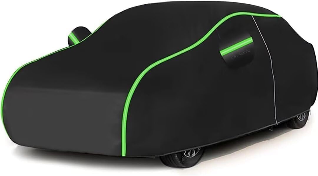 Generic Anti-Frost Windshield Cover for Proton Gen.2, Outdoor Snow-Proof Explosion-Proof Frost-Proof All-Weather, Four Season Full Car Cover with Side Door