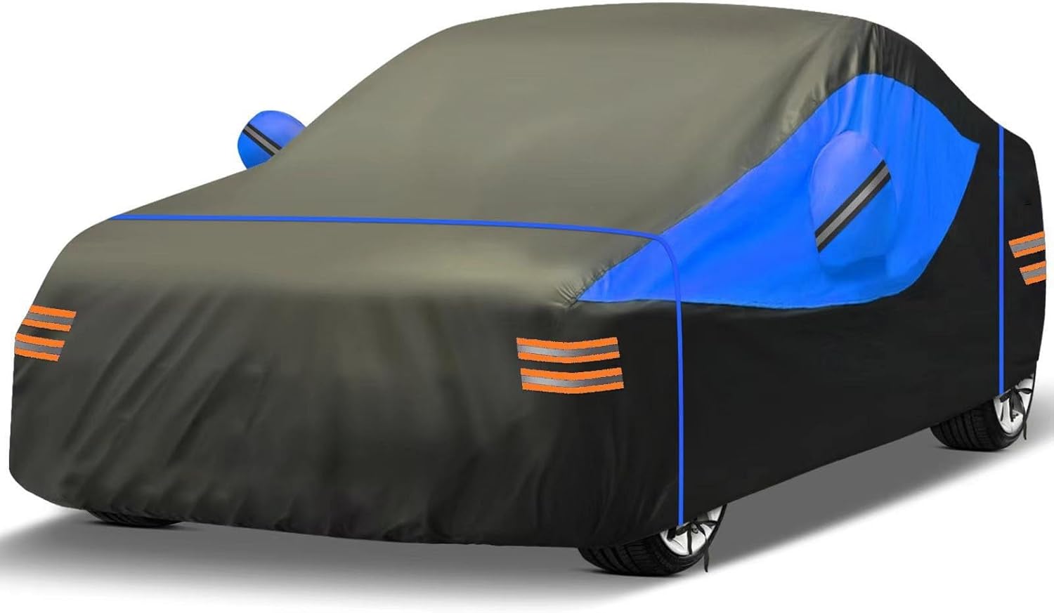 Outdoor Car Cover Compatible with Proton Gen 2 Hatchback 2004-2009 Waterproof All Weather Breathable Large Car Cover,with Zipper,Custom Full Car Covers,Suitable for All Seasons(17)