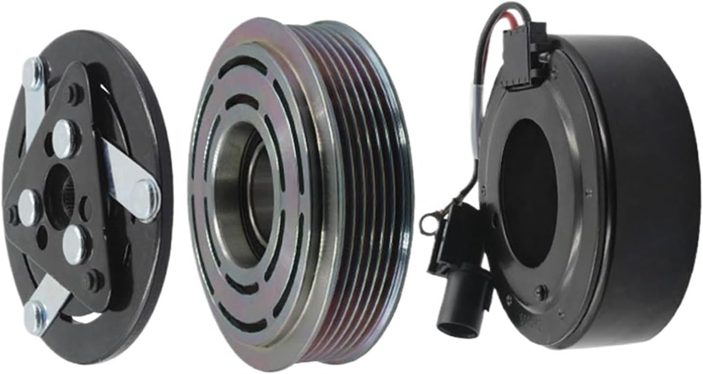 Sd7h15 Auto Air Conditioning Compressor Car Ac Clutch Spare Parts Compatible With Proton Gen 2 1.3 1.6 2004-6pk 124mm, jiejie899203liu