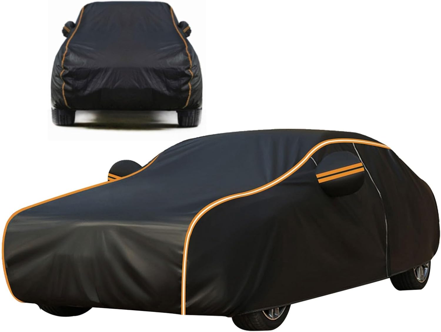 Car Cover Outdoor for Proton Gen 2(431×172,5×143,5cm),Breathable and Waterproof Material, Anti-Aging, Four Seasons, Side Zipper, Anti-Sand and Dust, Anti-Scratch