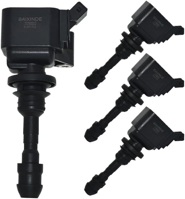 Engine Ignition Coil 1/4PCS OEM 77250003 047B30810 PW812018 Ignition Coil/Fit for Proton Gen 2 Persona Preve S16 Satria 1.6 Turbo Auto Car Accessories(77250003-4PCS)