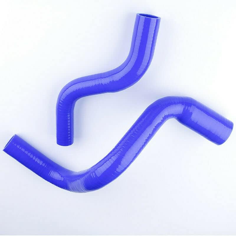 JOIUYOLJ 3 Layer Silicone Radiator Hose for Proton Gen 2 Waja Satria Neo Exora 1.6L CamPro Manual Transmission (Blue)
