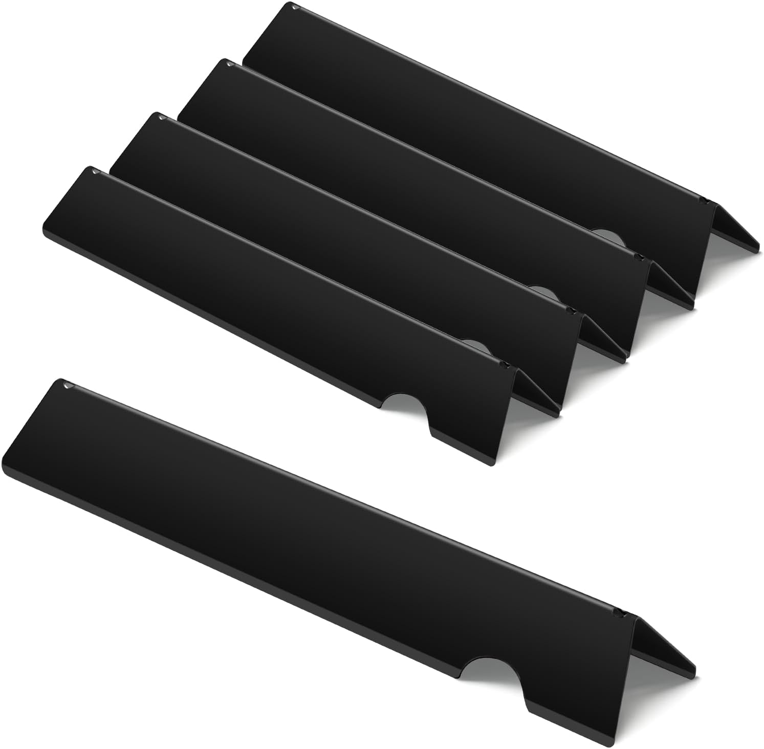 66795 Flavorizer Bars for Weber Genesis II/II LX 300, II E-310, II E-315, II E-335, II LX-340, for Weber GS4 Genesis II Gas Grill Replacement Parts, 17 Inch Porcelain-enameled Flavor Bars, 5 Pcs